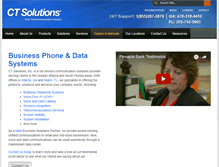 Tablet Screenshot of ctsolutions-inc.com